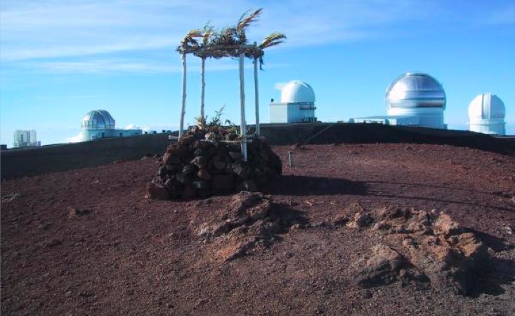 ahu on Mauna Kea